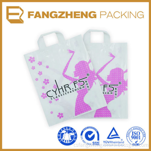 2015 High Quality Biodegradable Patch Handle Plastic Bags